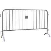 Crowd barrier type D | without blind man's strip | Length: 2.00 m, 14 bars